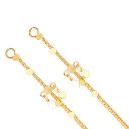 Vighnaharta Set Of 4 Gold-Plated Classic Ear Cuff Chains image 4