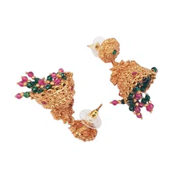 GRIIHAM Contemporary Jhumkas Earrings image 2