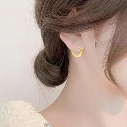 KARISHMA KREATIONS Set Of 3 Contemporary Hoop Earrings image 4