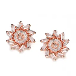 Anouk Set Of 2 Rose Gold-Plated Geometric Studs Earrings image 5