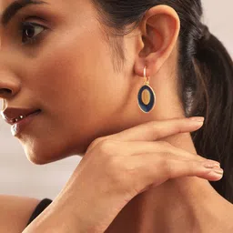 Rubans Voguish Gold Plated Drop Earrings-picture-11