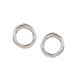 Silver Shine Multicoloured Contemporary Drop Earrings image 5