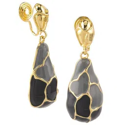 MYKI Gold-Plated Contemporary Drop Earrings image 3