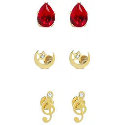 EL REGALO Set Of 3 Stud Earrings image 5