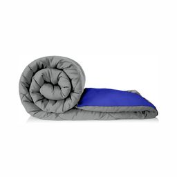 Comfowell Blue & Grey Heavy Winter 233 GSM Double Bed Quilt-image-8