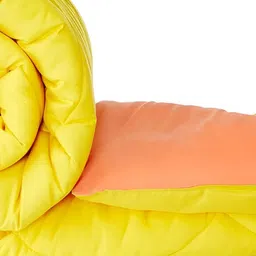 Comfowell Orange & Yellow Heavy Winter 233 GSM Single Bed Quilt-image-89