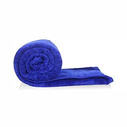 Comfowell Blue Heavy Winter 300 GSM Fur Double Bed Blanket-picture-36