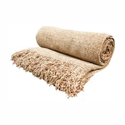 Fashion Throw Beige Mild Winter 233 GSM Double Bed Blanket-image-21