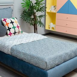 URBAN SPACE California Geometric Print AC Room 300 GSM Single Bed Blanket-picture-14