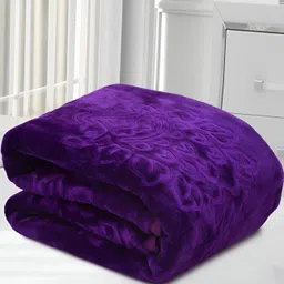 Comfowell Lavender Floral Heavy Winter Single Bed Blanket-image-89