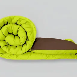 Comfowell Green & Brown Heavy Winter Single Bed Quilt-picture-45
