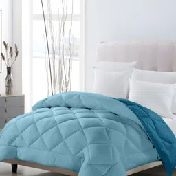 CHICERY Blue & Green Ultra Soft Double Bed Comforter-image-90