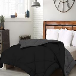 Comfowell Black & Grey Heavy Winter 233 GSM Single Bed Comforter-picture-4