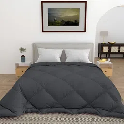 CHICERY Grey 300 GSM Double Bed Comforter-image-44