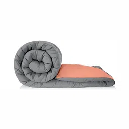 Comfowell Orange & Grey Heavy Winter 233 GSM Single Bed Comforter image 3