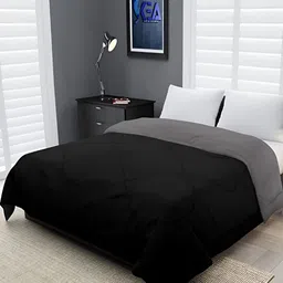 Comfowell Black & Grey Heavy Winter 233 GSM Single Bed Comforter image 3