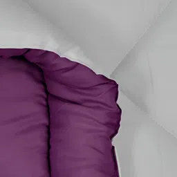 Comfowell Purple & Grey Geometric Reversible Heavy Winter 200 GSM Single Bed Comforter image 2