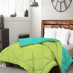 Comfowell Green & Sea Green Heavy Winter 233 GSM Double Bed Comforter image 5