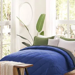 Comfowell Grey & Blue Heavy Winter 233 GSM Double Bed Comforter image 2