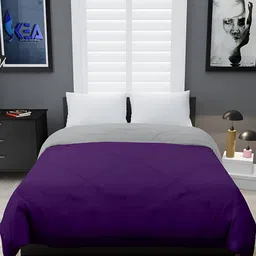 Comfowell Grey & Purple Heavy Winter Single Bed Comforter image 3