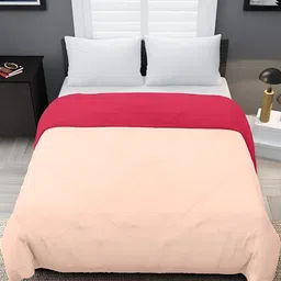 Comfowell Peach & Pink Heavy Winter 233 GSM Single Bed Comforter image 4