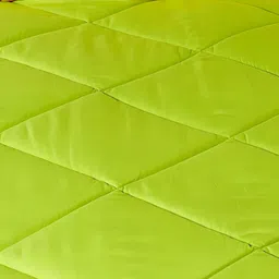 Comfowell Green & Yellow Heavy Winter 233 GSM Single Bed Comforter image 4