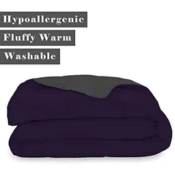 Comfowell Purple & Grey Heavy Winter Single Bed Comforter image 5