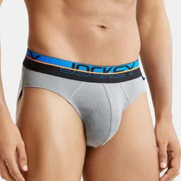jockey FP02 Super Combed Cotton Rib Solid Men Brief image 2