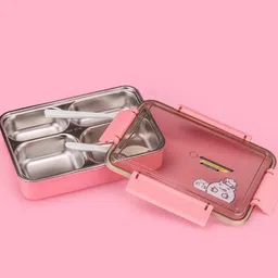 papita Eco-Friendly Stainless Steel Lunch Box Grey 2 Containers Lunch Box 3 Containers Lunch Box-picture-10