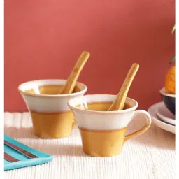 vareesha (Set of 2) 250 ML Ceramic Soup Bowls image 1