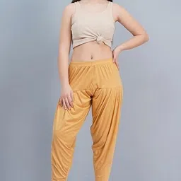 mk trendy fashions Viscose Rayon Solid Patiala image 5