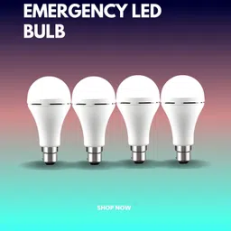 frony Rechargeable Emergency Bulb Inverter Bulb for home 3Hr battery backup_Pack4 L160 3 hrs Bulb Emergency Light-picture-18
