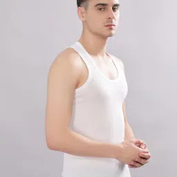 dollar bigboss Pack of 2 Derby RN Cotton Men Vest image 2