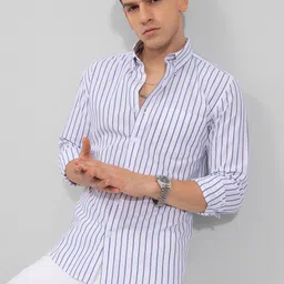 u turn Men Slim Fit Printed Spread Collar Casual Shirt-picture-33