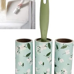 gopinath autolink Lint Remover for Cloth Sticky Remover 3 Refills 180 Sheet Hair, Dust & Pet Hair Lint Roller-picture-25