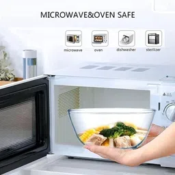 sarsawal Glass Mixing Bowl Glass mixing bowl 2300 ml borosilicate safe glass Disposable image 4