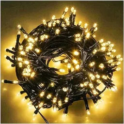 nkxik 35 LEDs 10 m Multicolor Steady Strip Rice Lights image 1