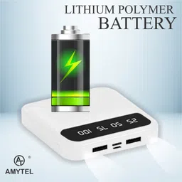 amytel 10000 mAh 18 W Mini Pocket Size Power Bank image 5