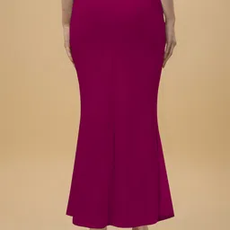 Shayonam and Shayonam Fishcut Saree Shapewear Purple Lycra Bland Petticoat Lycra Blend Petticoat image 2