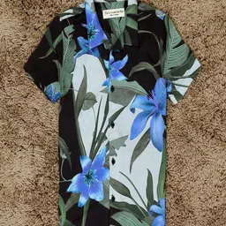The Lion and The Fish Boys Comfort Floral Opaque Printed Casual Shirt-picture-19