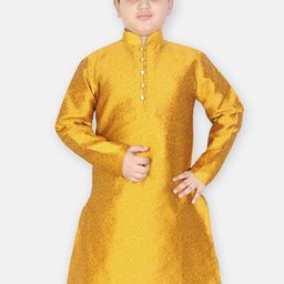 SG YUVRAJ Boys Woven Design Jacquard Kurta-picture-19