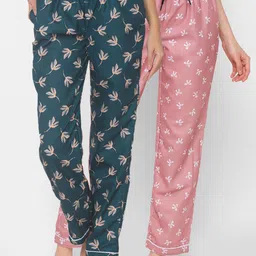FashionRack Women Pack of 2 Printed Lounge Pants-picture-23