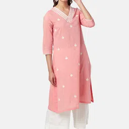RANGMANCH BY PANTALOONS Women Ethnic Motifs Embroidered Thread Work Kurta-picture-38