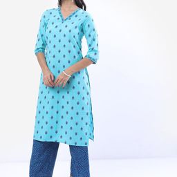 Vishudh Ethnic Motifs Printed Straight Kurta-picture-16