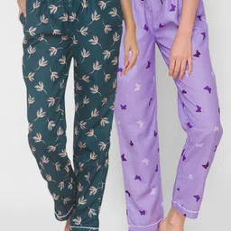 FashionRack Women Pack of 2 Printed Lounge Pants-picture-27