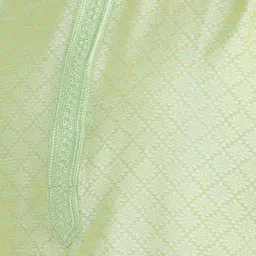 SG LEMAN Woven Design Mandarin Collar Jacquard Kurta image 4