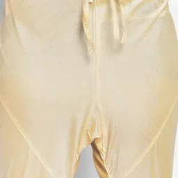 KISAH Men Cream-Coloured & Brown Kurta with Churidar & Nehru Jacket Set image 2
