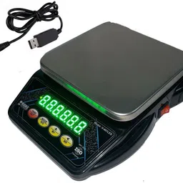 VBR's Group 10Kg x 2g Digital Chargeable Scale With Fast Response Sensor For Kitchen Home Weighing Scale image 1