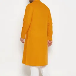 VASTRAMAY Mandarin Collar Kurta With Pyjamas image 5