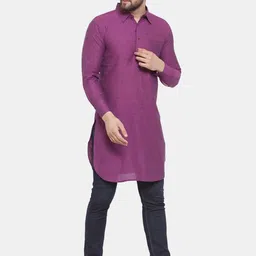 Sayesha Men Pathani Pure Cotton Kurta image 3